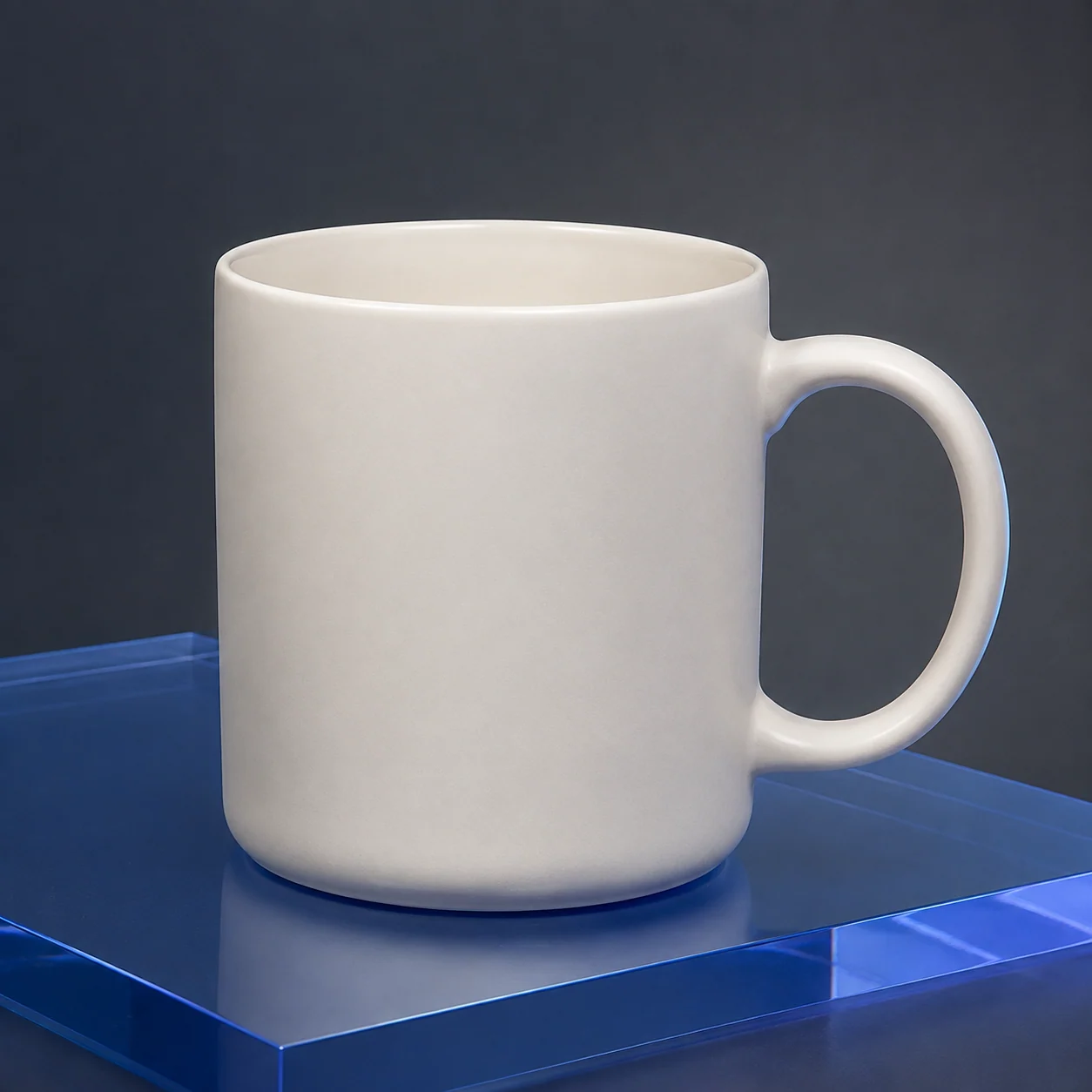 Hochwertige helle Tasse als Werbeartikel für Unternehmen